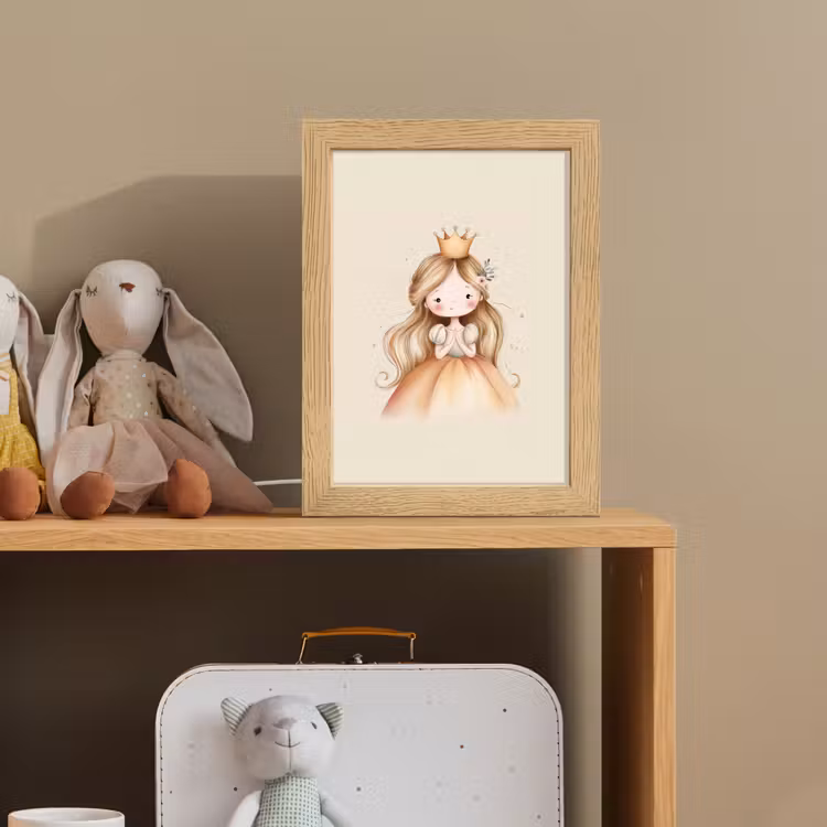 Prinses - Kroon - Goud Light Box met kabel klein -sfeer2_kind