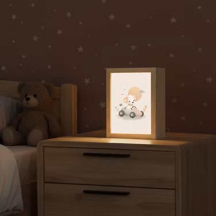 Puppy - Raceauto - Oranje Light Box met kabel klein -sfeer1_kind