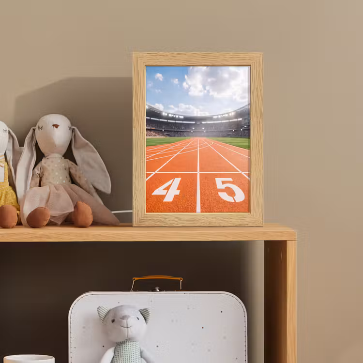 Sintelbaan - Stadion - Sport -Oranje Light Box met kabel (Kinderlampje) klein -sfeer2_kind