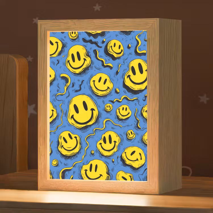Smileys - Geel - Blauw Light Box met kabel klein -zzz_3d_website