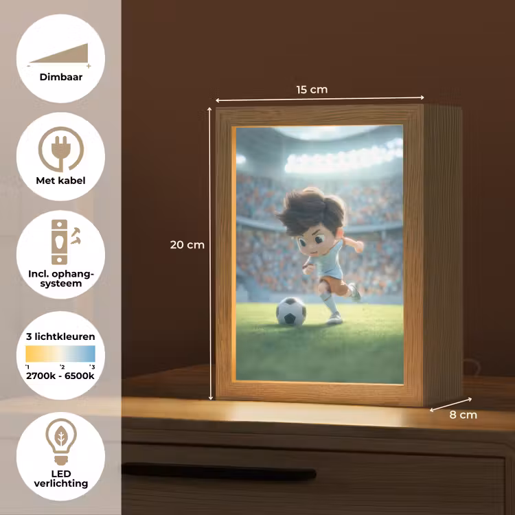 Voetbal - Jongen - Stadion Light Box met kabel klein -USP_NL