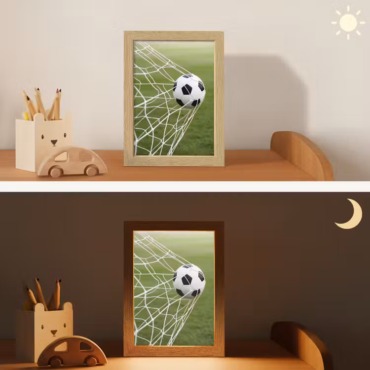 Voetbal - Goal - Net - Sport Light Box met kabel (Kinderlampje) klein -sfeer3_kind