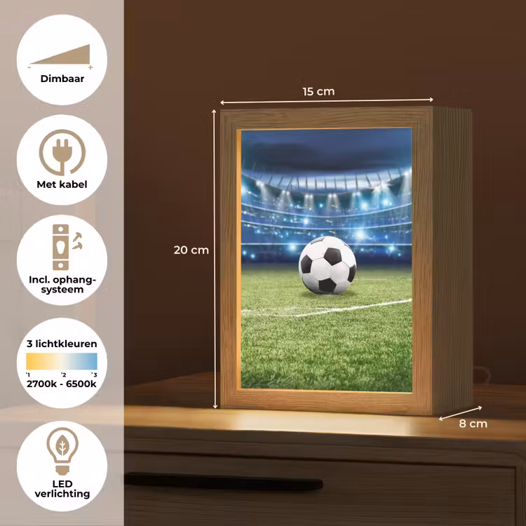 Voetbal - Stadion - Bal - Jongens Light Box met kabel klein -USP_NL