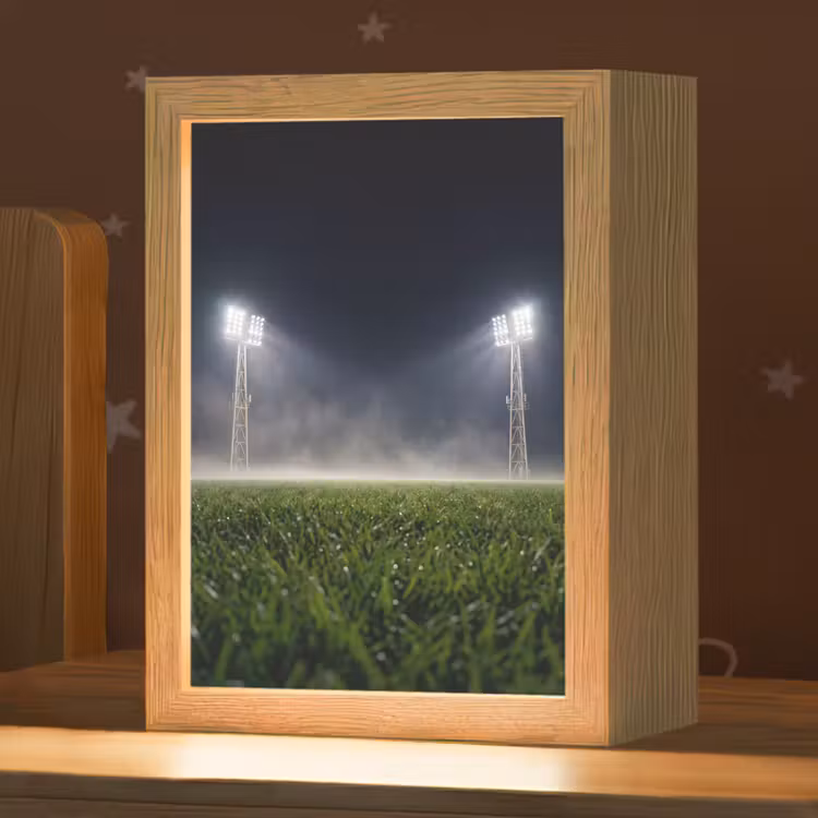 Stadion - Lichtmast - Sport - Nacht Light Box met kabel (Kinderlampje) klein -zzz_3d_website
