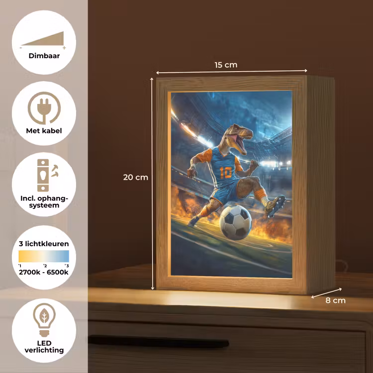 T-Rex - Voetbal - Stadion Light Box met kabel klein -USP_NL