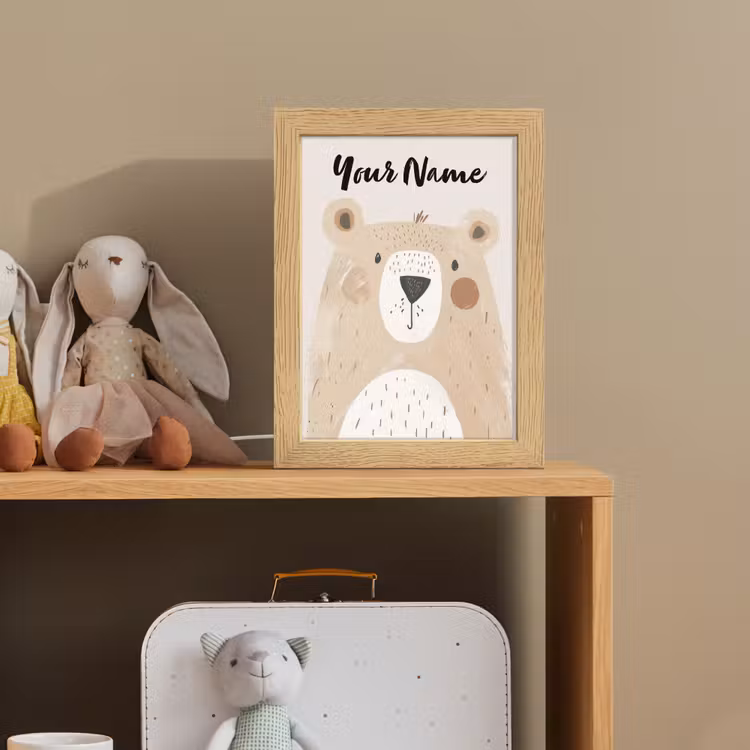 Beer - Dier - Wilde dieren Light Box met kabel (Kinderlampje) klein -sfeer2_kind