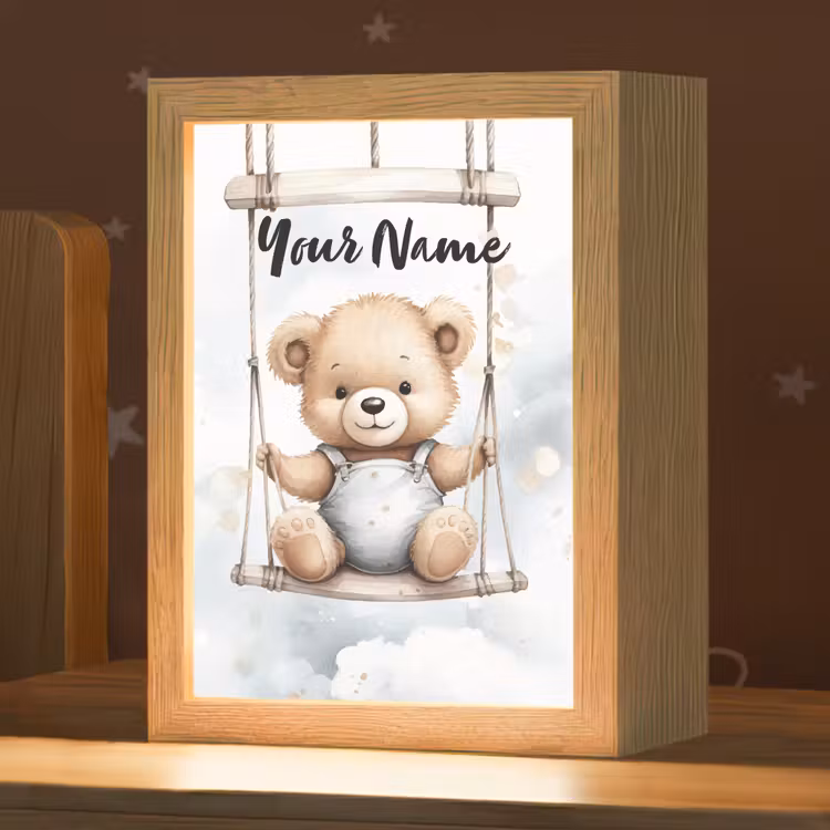 Beer - Baby - Dier - Kinderen Light Box met kabel (Kinderlampje) klein -zzz_3d_website