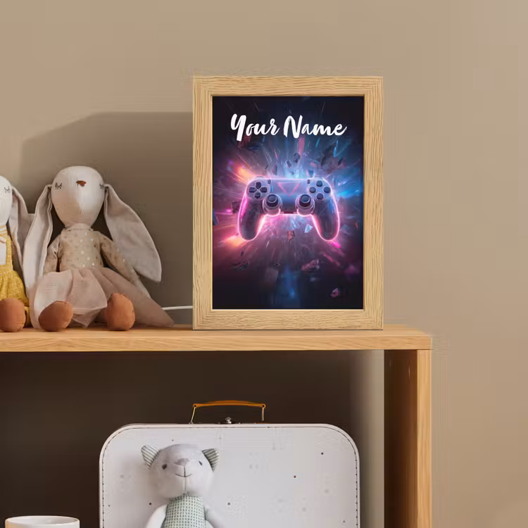 Controller - Neon - Game Light Box met kabel (Kinderlampje) klein -sfeer2_kind