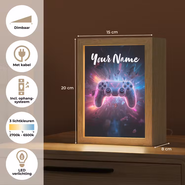 Controller - Neon - Game Light Box met kabel (Kinderlampje) klein -USP_NL