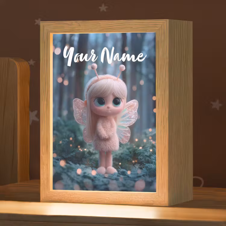 Fairy - Bos - Glitters Light Box met kabel (Kinderlampje) klein -zzz_3d_website
