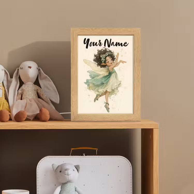 Fee - Groen - Magie Light Box met kabel (Kinderlampje) klein -sfeer2_kind