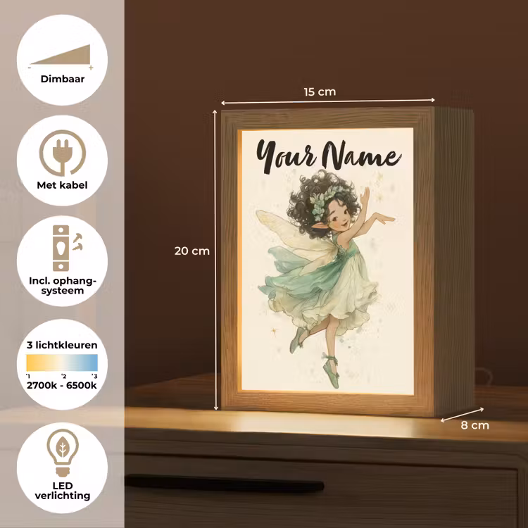 Fee - Groen - Magie Light Box met kabel (Kinderlampje) klein -USP_NL