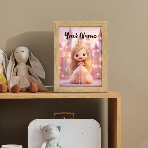 Prinses - Roze - Kasteel Light Box met kabel (Kinderlampje) klein -sfeer2_kind