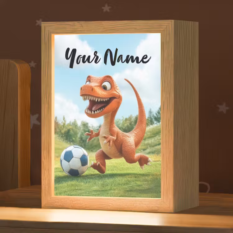 Voetbal - Dino - Sport Light Box met kabel (Kinderlampje) klein -zzz_3d_website