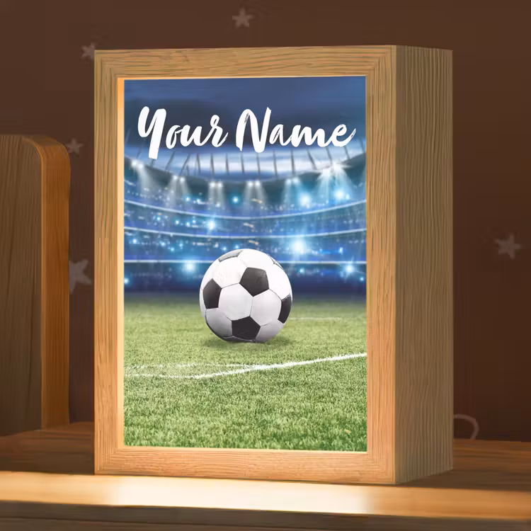 Voetbal - Stadion - Bal - Jongens Light Box met kabel (Kinderlampje) klein -zzz_3d_website