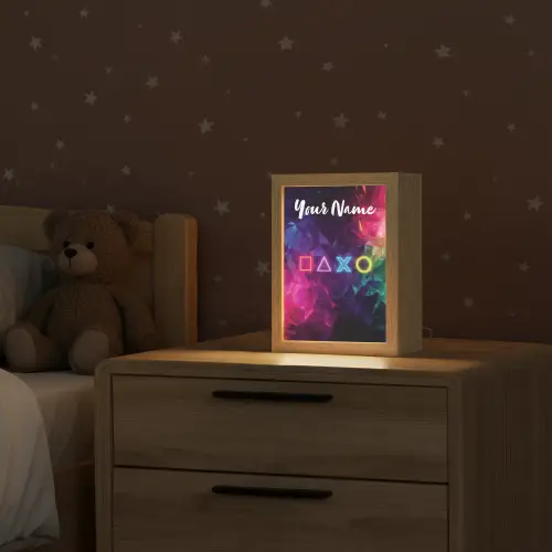 Symbolen - Game - Kleurrijk Light Box met kabel (Kinderlampje) klein -sfeer1_kind