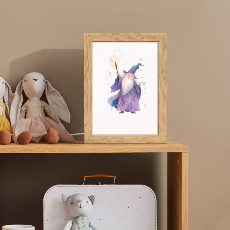 Tovenaar - Magie - Paars Light Box met kabel klein -sfeer2_kind