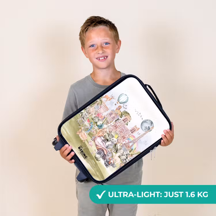 Dierlijke fantasiestad Kinderkoffer - Zwart klein -sfeer4_UK