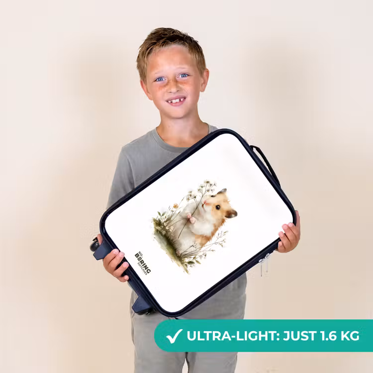 Dier - Natuur - Hamster Kinderkoffer - Zwart klein -sfeer4_UK