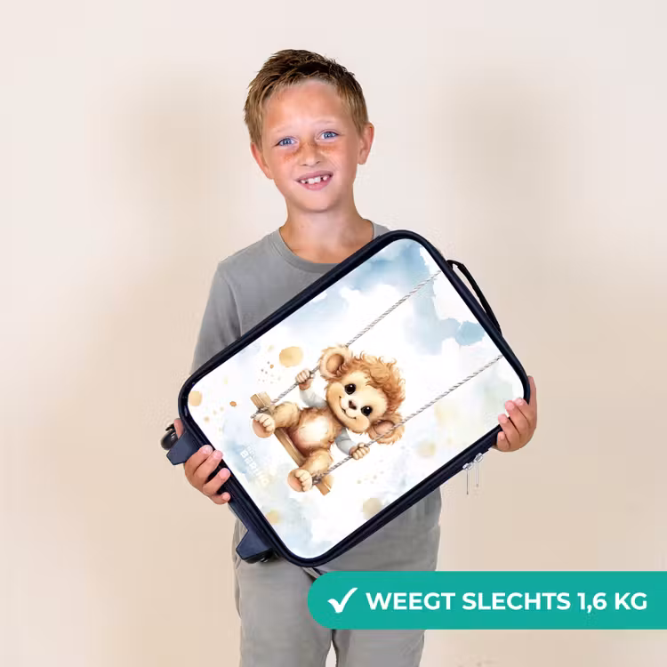 Axel aapje Kinderkoffer - Zwart klein -sfeer4_NL