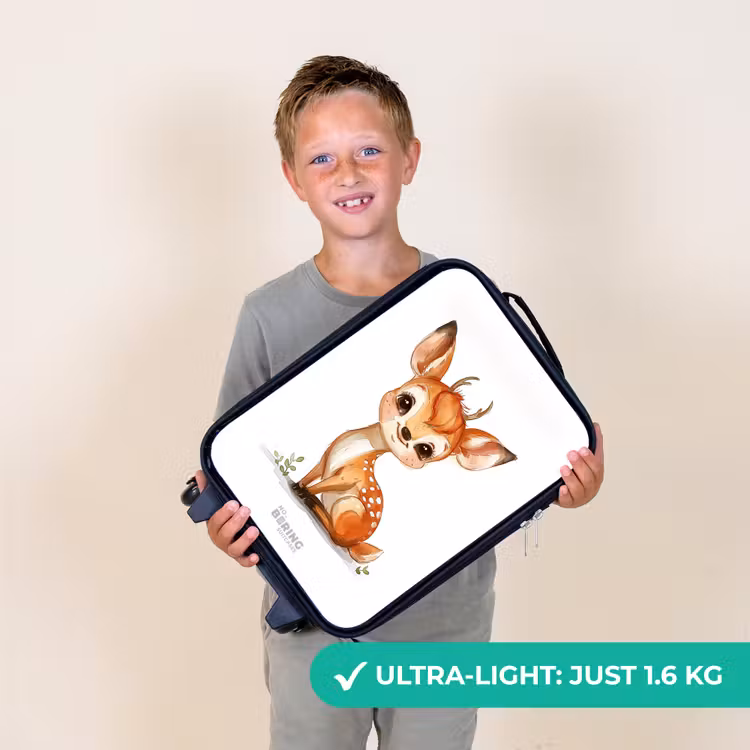 Baby hert Kinderkoffer - Zwart klein -sfeer4_UK