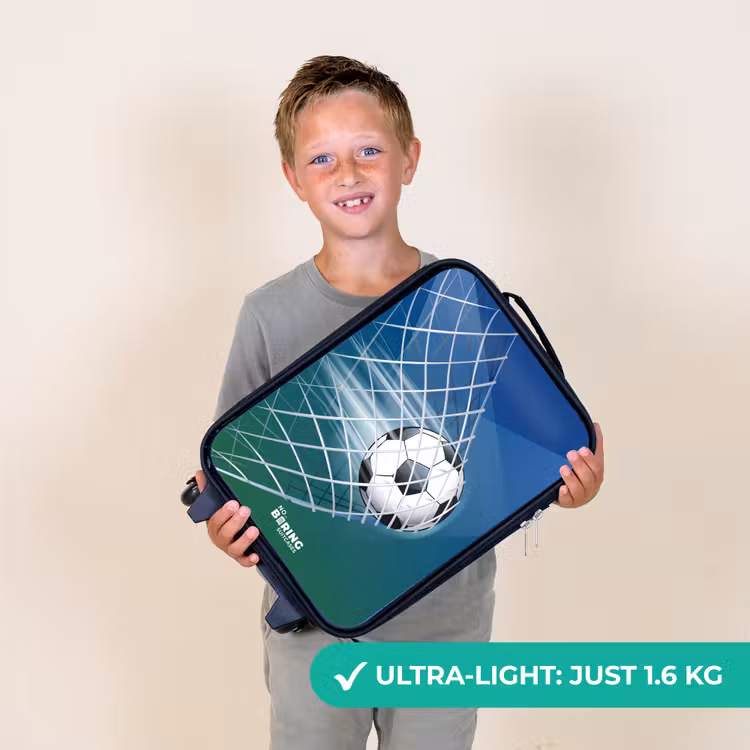 Bal in het goal Kinderkoffer - Zwart klein -sfeer4_UK