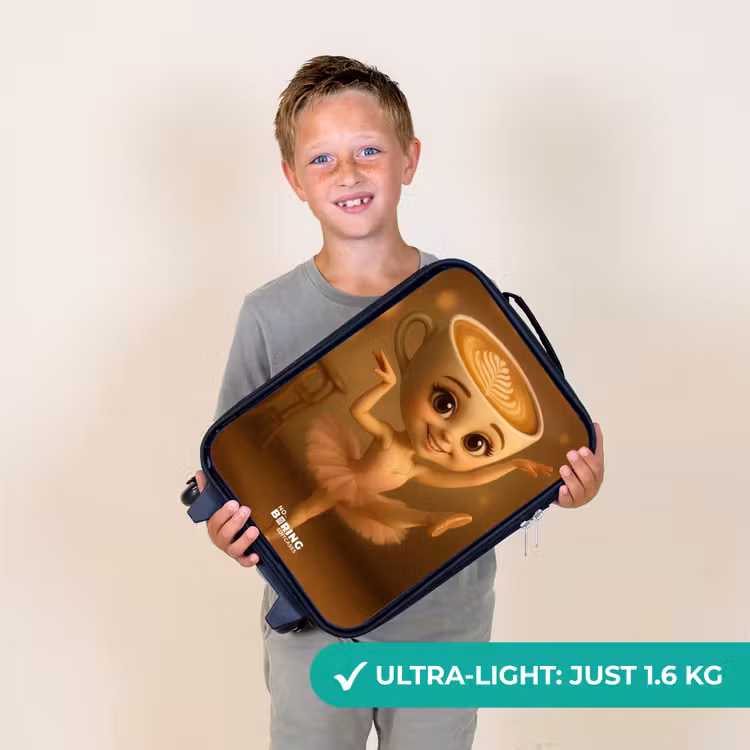 Ballerina Cappuccina Kinderkoffer - Zwart klein -sfeer4_UK