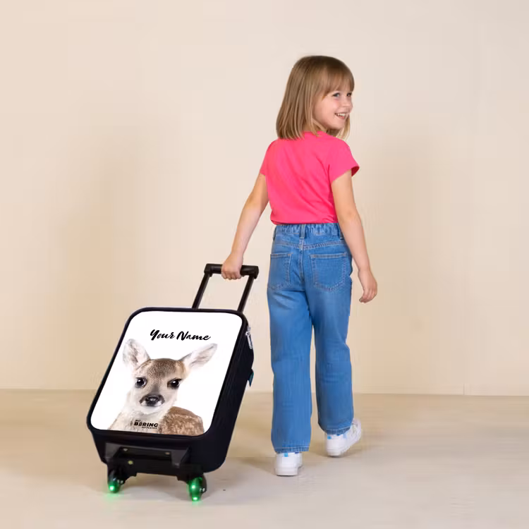 Bambino Kinderkoffer - Zwart klein -sfeer1