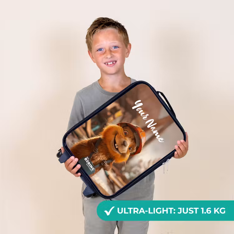 Bertus Bouwbever Kinderkoffer - Zwart klein -sfeer4_UK