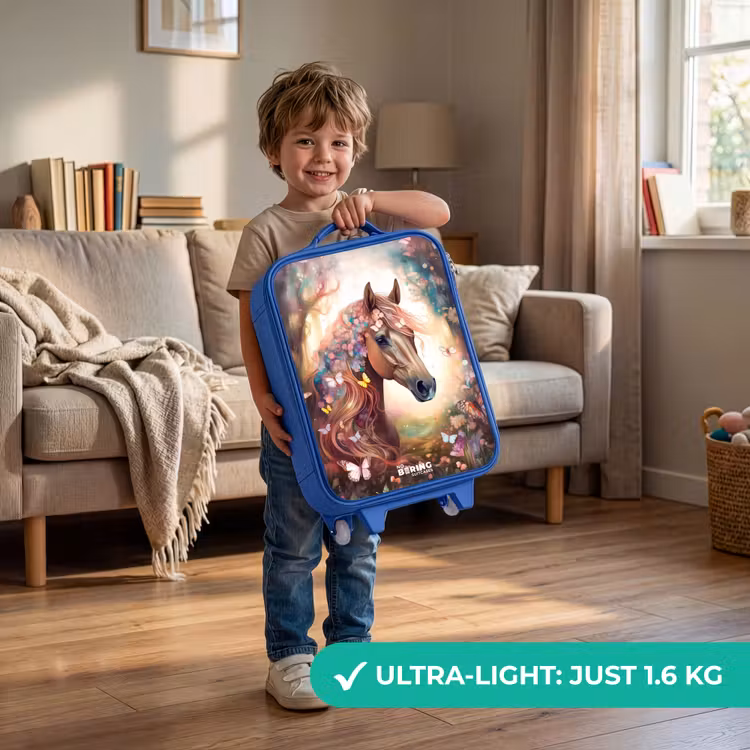 Vlindermerrie Kinderkoffer - Blauw klein -sfeer2_EN