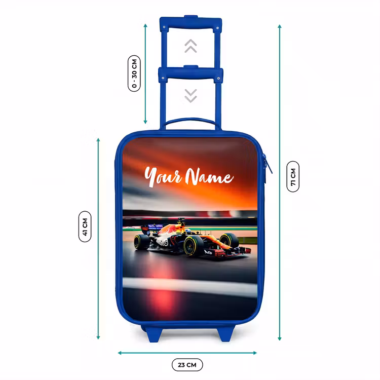 Furious F1 Kinderkoffer - Blauw klein -productfoto_formaten
