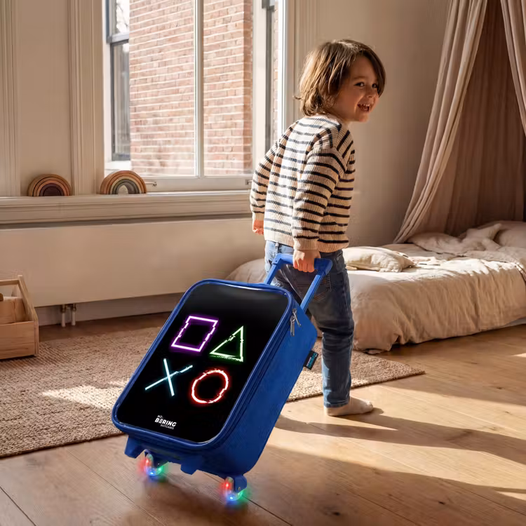 Knoppen van een gameconsole Kinderkoffer - Blauw klein -sfeer1
