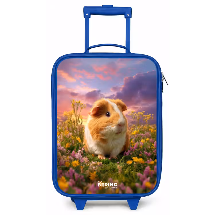 Cavia - Natuur - Dier Kinderkoffer - Blauw klein -zz3dotto