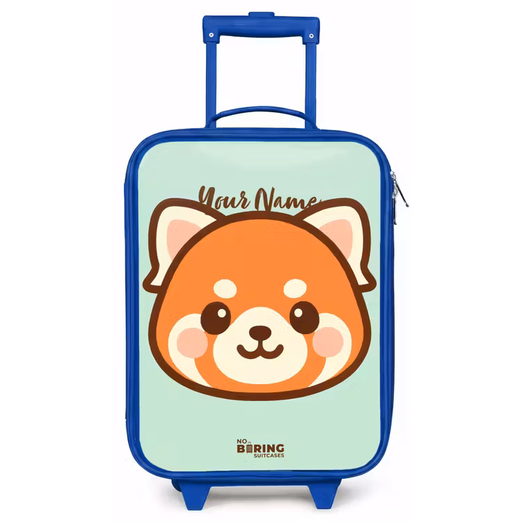 Kawai - Rode panda - Groen Kinderkoffer - Blauw klein -zz3dotto