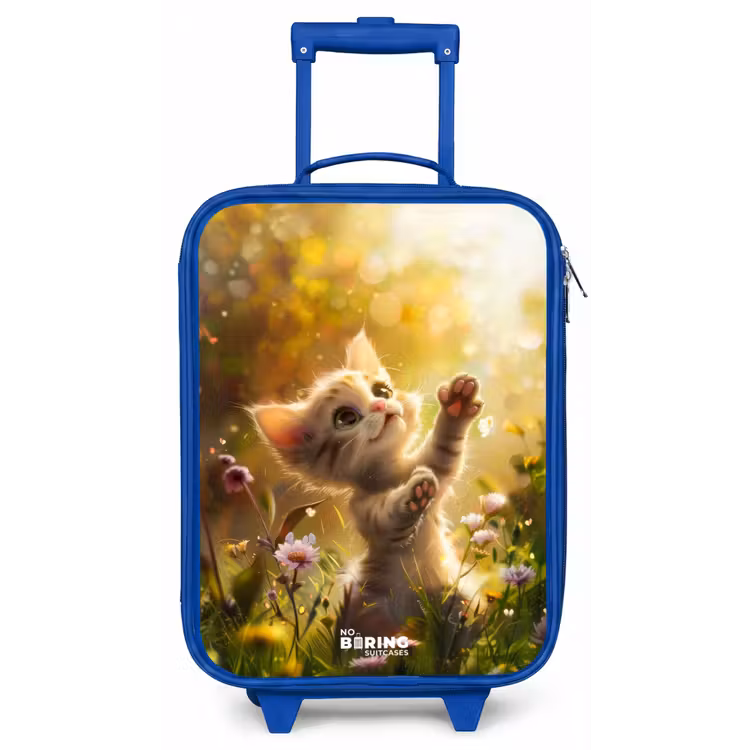 Koosje kitten Kinderkoffer - Blauw klein -zz3dotto