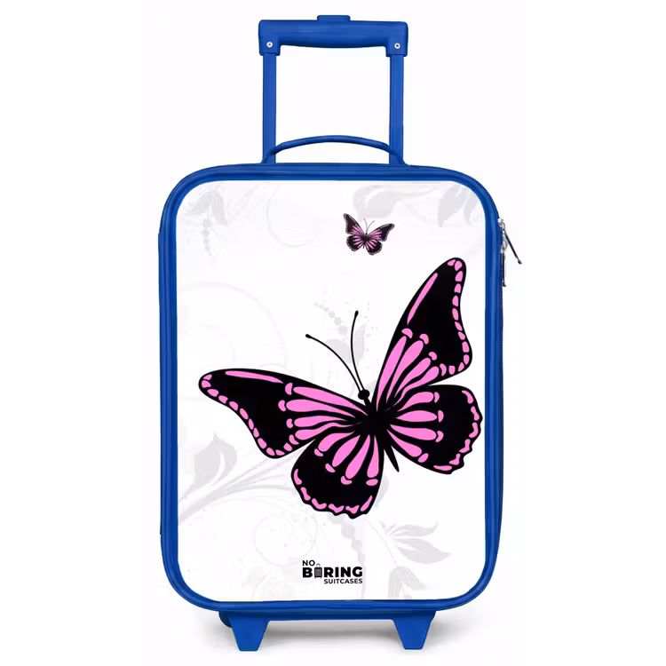 Magenta monarch Kinderkoffer - Blauw klein -zz3dotto