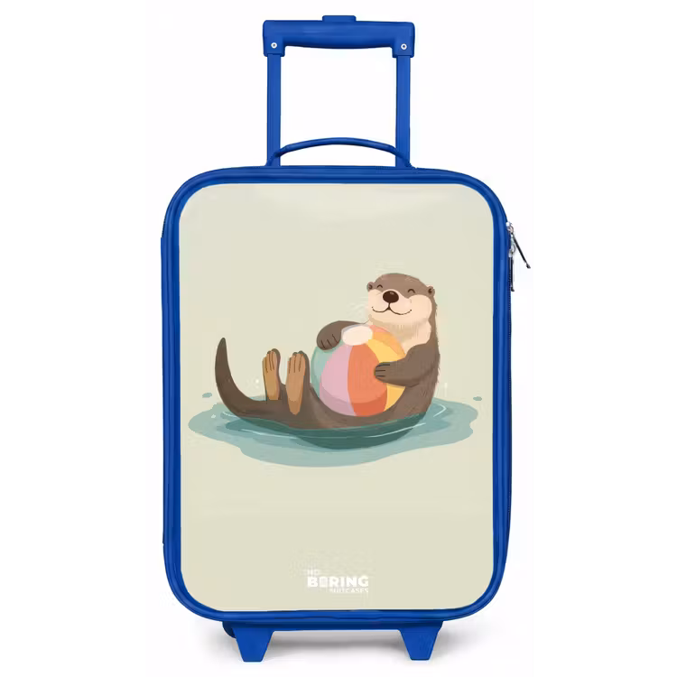 Otter - Strandbal - Water Kinderkoffer - Blauw klein -zz3dotto