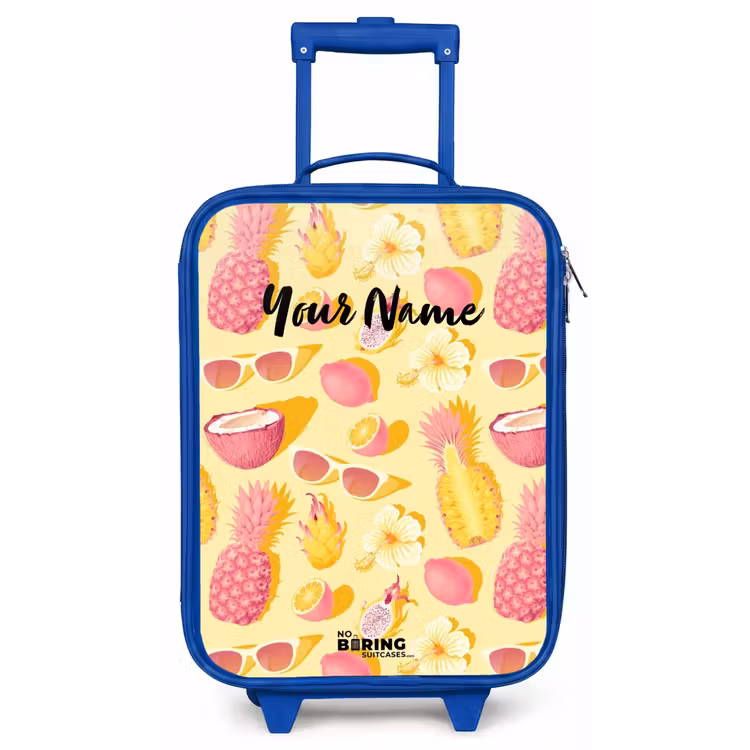 Pina colada Kinderkoffer - Blauw klein -zz3dotto