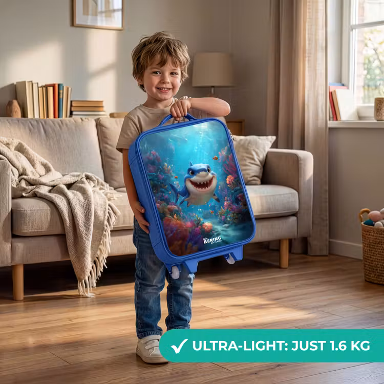 Rif - Koraal - Haai - Dier Kinderkoffer - Blauw klein -sfeer2_EN