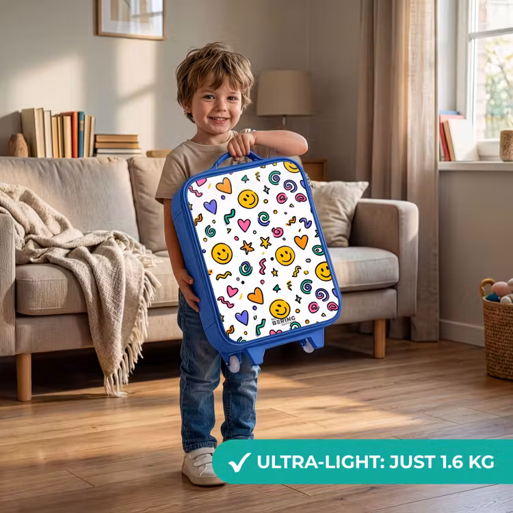Smiley - Hartje - Ster Kinderkoffer - Blauw klein -sfeer2_EN