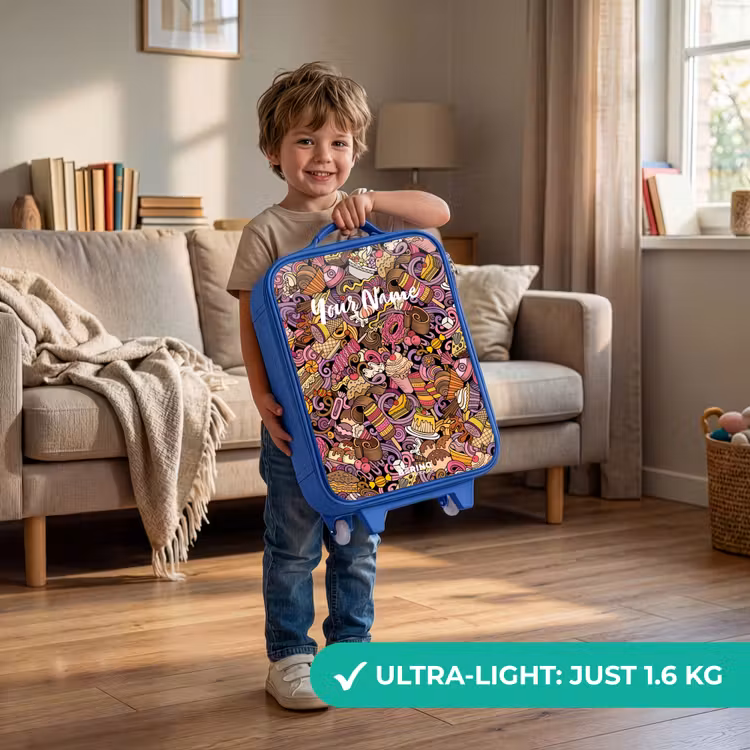 Sweet surprises Kinderkoffer - Blauw klein -sfeer2_EN