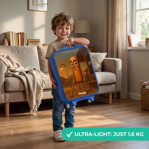 Tung Tung Tung Sahur Kinderkoffer - Blauw klein -sfeer2_EN