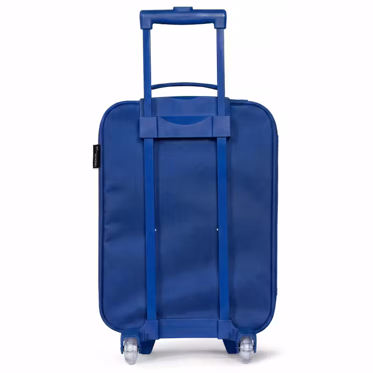 Heks - Ketel - Tover Kinderkoffer - Blauw klein -achterkant
