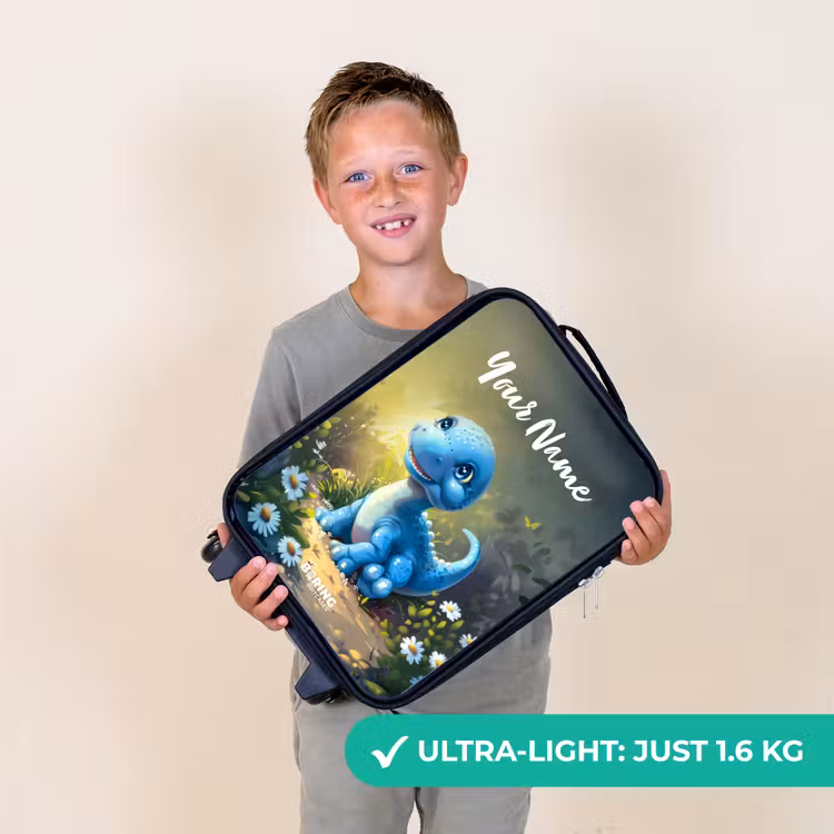 Branco Brontosaurus Kinderkoffer - Zwart klein -sfeer4_UK