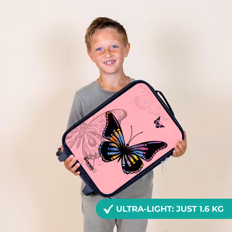 Bubblegum butterfly Kinderkoffer - Zwart klein -sfeer4_UK