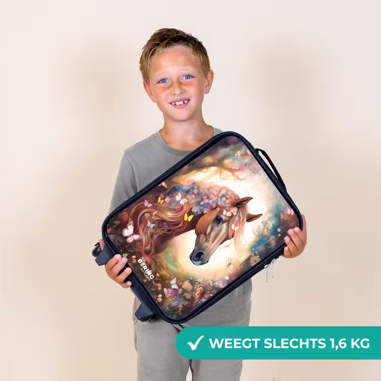 Vlindermerrie Kinderkoffer - Zwart klein -sfeer4_NL