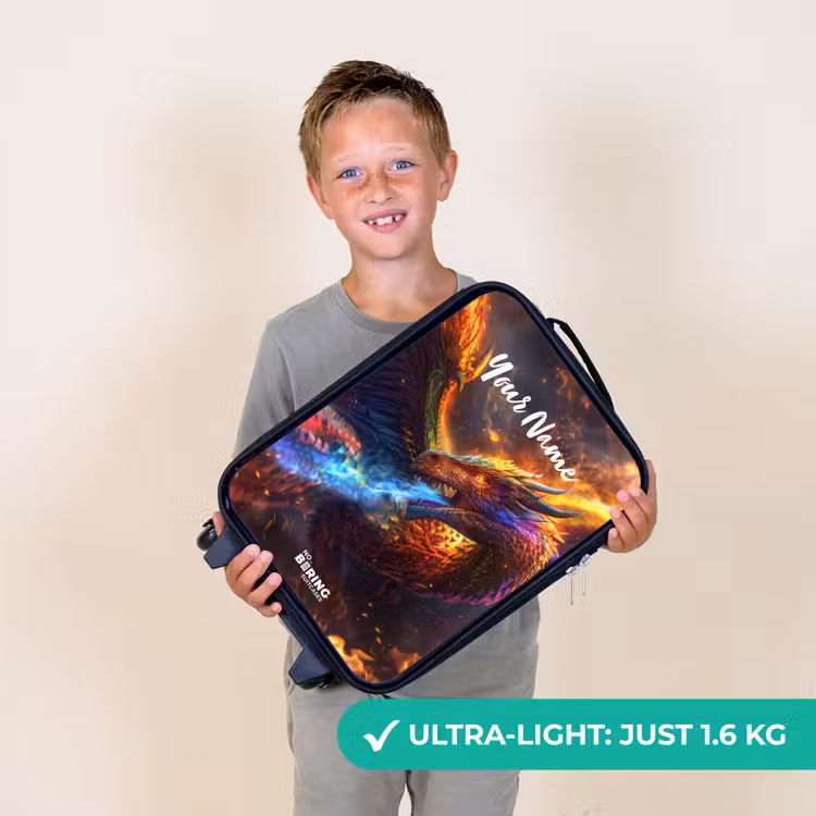 Chroma krijger Kinderkoffer - Zwart klein -sfeer4_UK