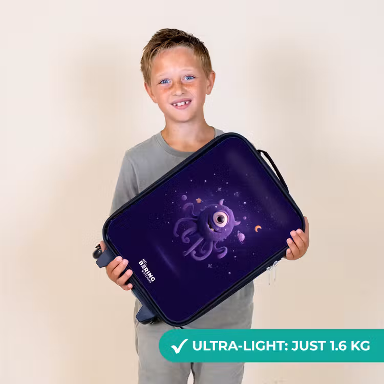 Kosmisch tentakelmonster Kinderkoffer - Zwart klein -sfeer4_UK