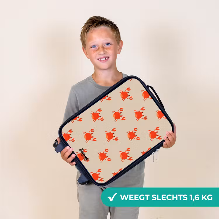 Krabbenkwestie Kinderkoffer - Zwart klein -sfeer4_NL