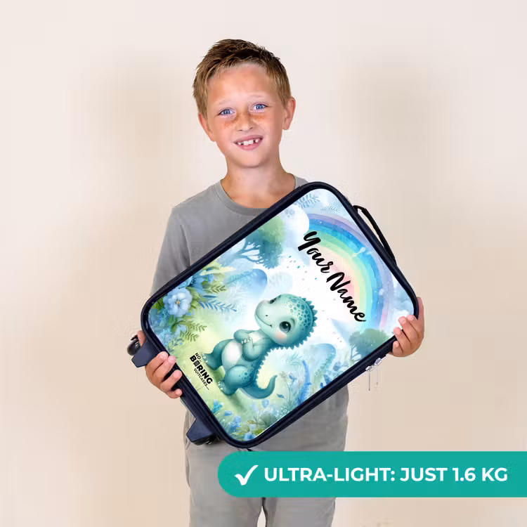 Daantje Dino Kinderkoffer - Zwart klein -sfeer4_UK
